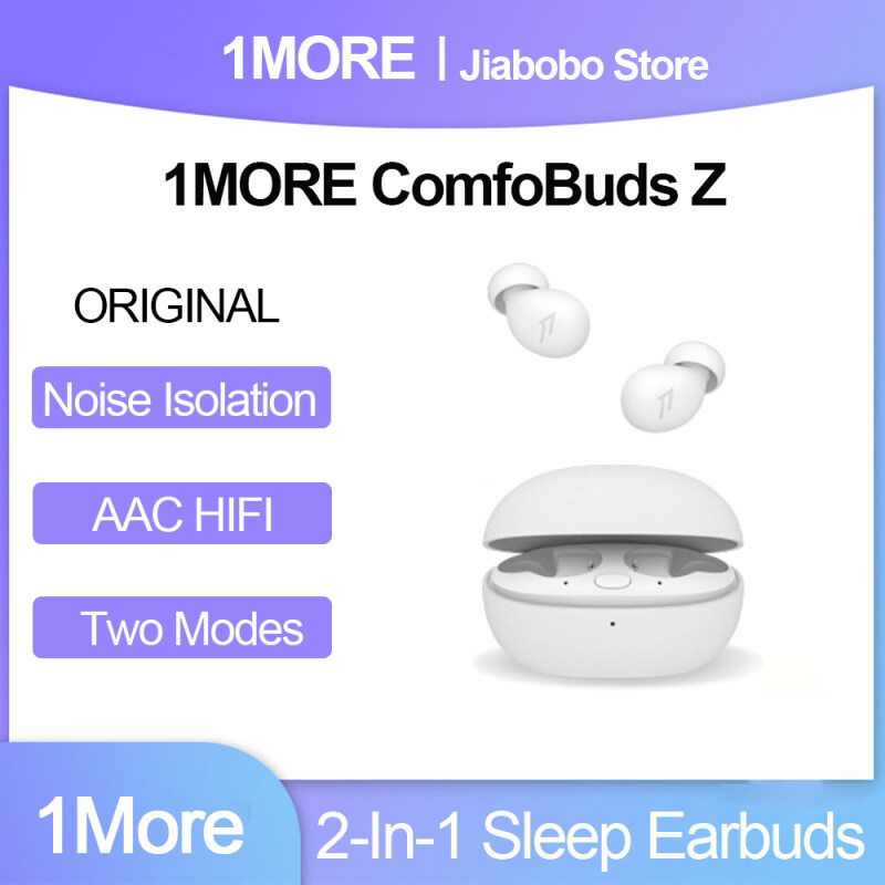 Original 1MORE ComfoBuds Z Sleep Earbuds Tws Wireless Headphones Music & Soothing Mode White Noise Blocking 30 Sound Built In Singapore