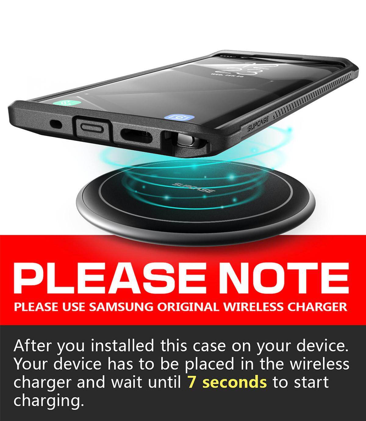 Ốp SUPCASE Cho Samsung Galaxy Note 10 + Plus, Ốp Chống Sốc Toàn Thân Với Bao Da Và Chân Đế Không Có Bảo Vệ Màn Hình, Dành Cho Galaxy Note 10 + Plus//Note 10 Plus 5G