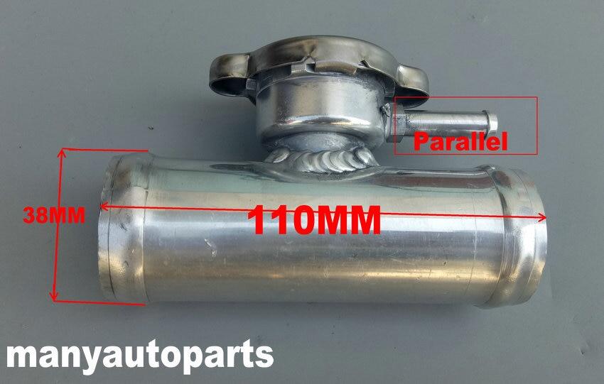 Radiator Hose Filler Neck Amp; Cap Aluminum Inline Coolant Hose Drain 1