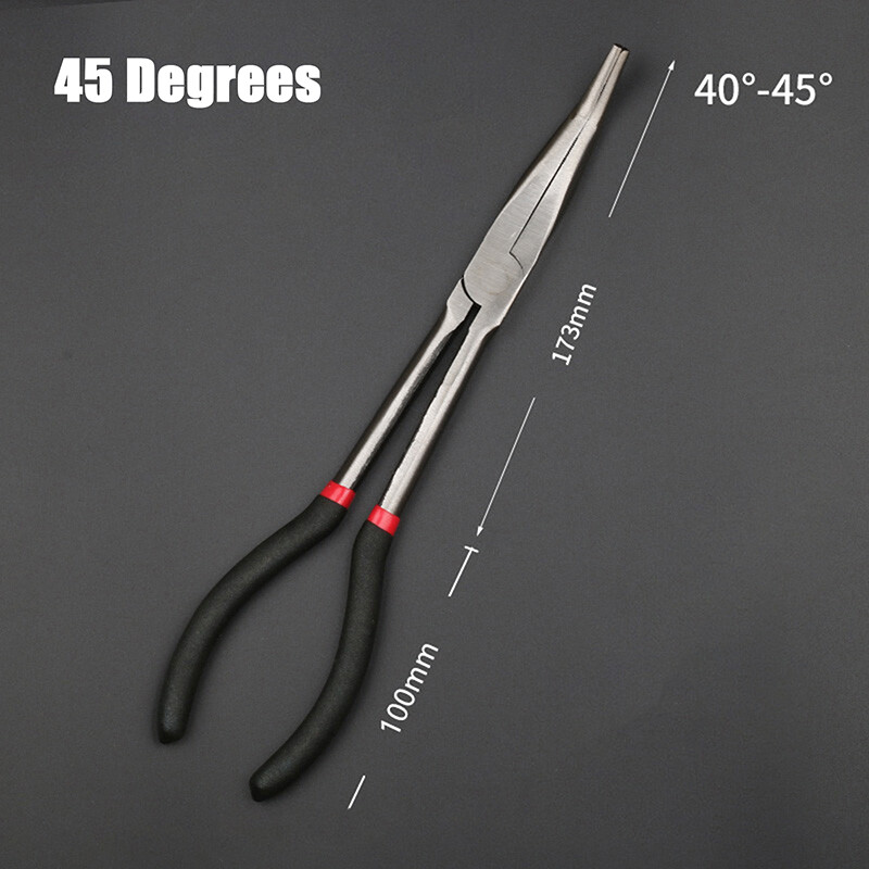 HIAM  11  280mm Long Handle Multi-Functional Reach Circle Nose Pliers Plug Puller
