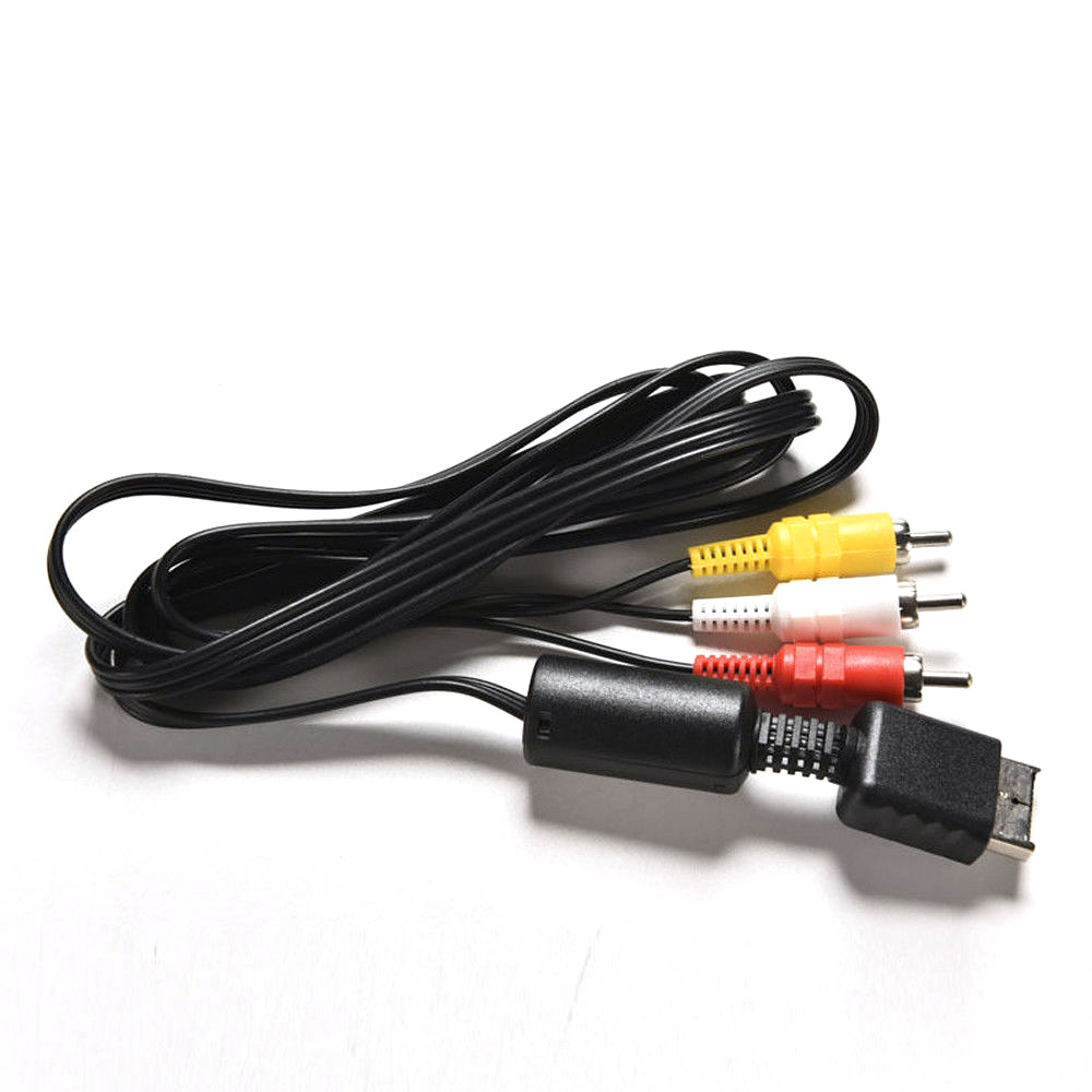 1PC 1.8m 3 Cáp video/âm thanh RCA Màu đen Bộ chuyển đổi đa đầu ra TV AVwire