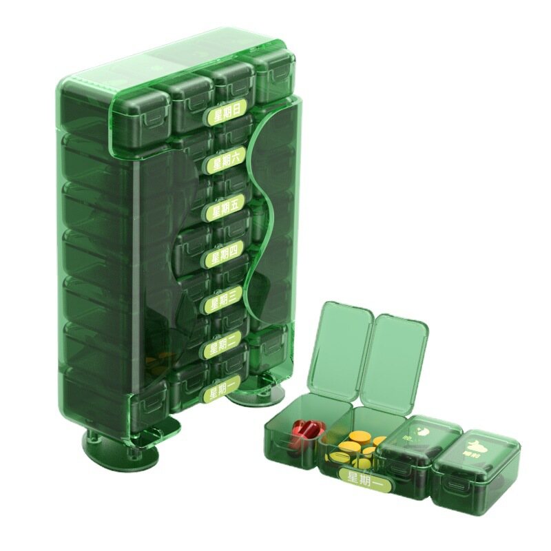 HKStorage Hộp Đựng Thuốc 7 Ngày Mới Hộp Đựng Thuốc Hộp Đựng Thuốc Hộp Đựng Thuốc Hàng Tuần Hộp Phân Loại Thuốc Hộp Đựng Thuốc Hàng Tuần Hộp Đựng