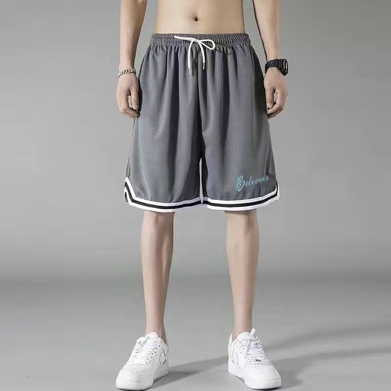 Lansboter Shorts Men's Loose Casual Sports Pants Handsome Men's Home Shorts