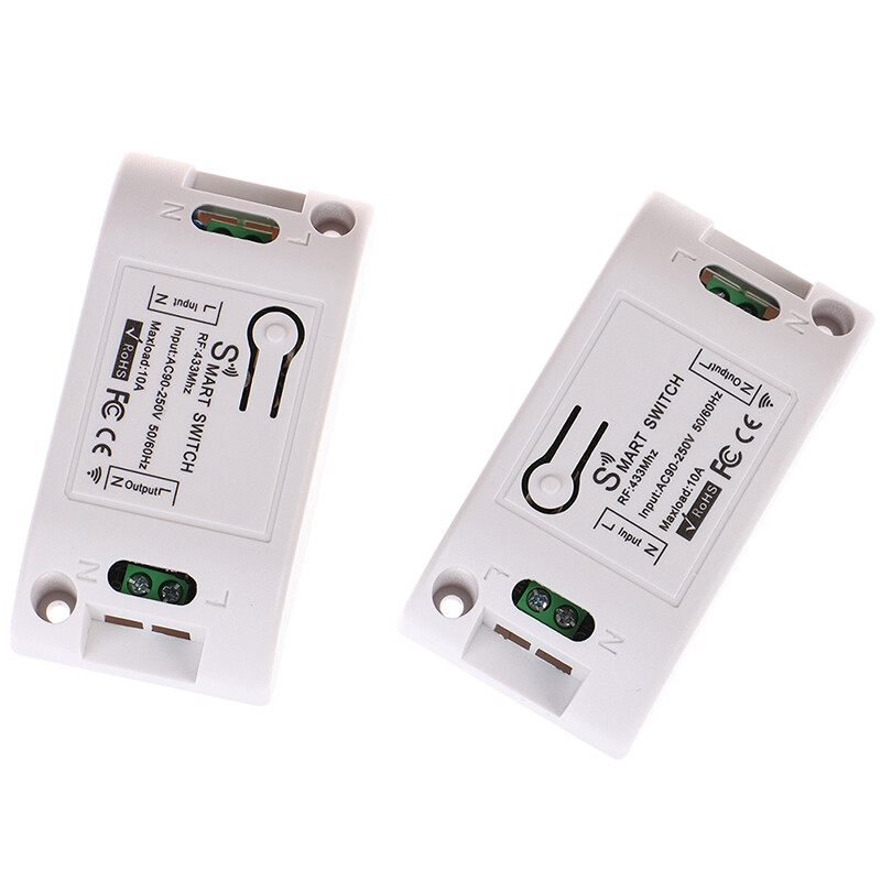 Hanlu 433 Mhz RF Smart Switch Wireless RF Receiver Timer Relay Phone Remote Control