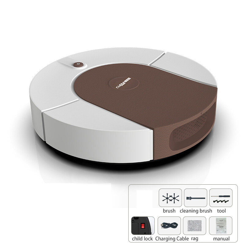 KUDIXIONG Sweeping robot intelligent three-in-one cleaning machine fully automatic household rechargeable vacuum cleaner