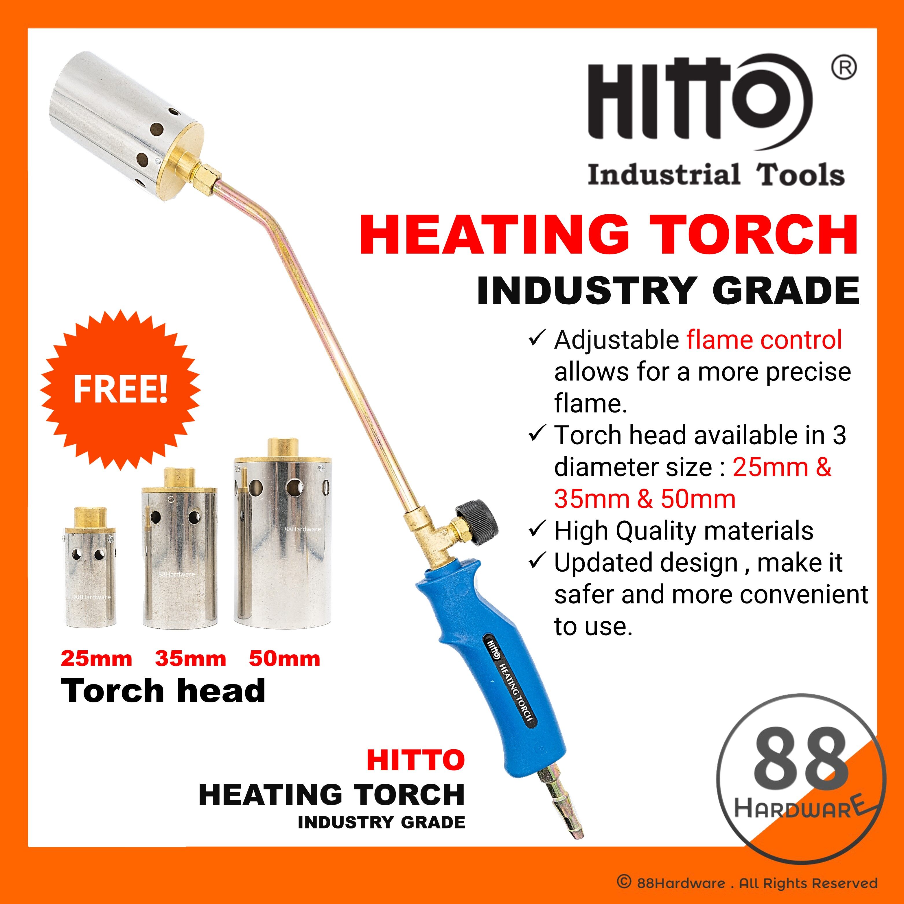 Hitto Heavy Duty Heating Torch Fire Torch Gun Gas Torch Burner