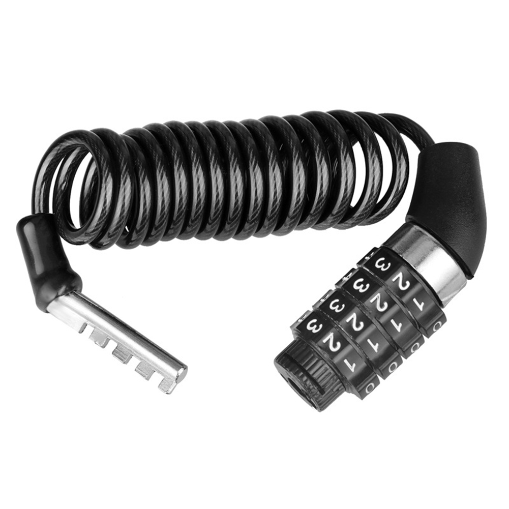 Khóa Xe Đạp Chống Trộm Mũ Bảo Hiểm Ba Lô Khóa Kết Hợp 4 Chữ Số Cho Xe Đạp Leo Núi MTB