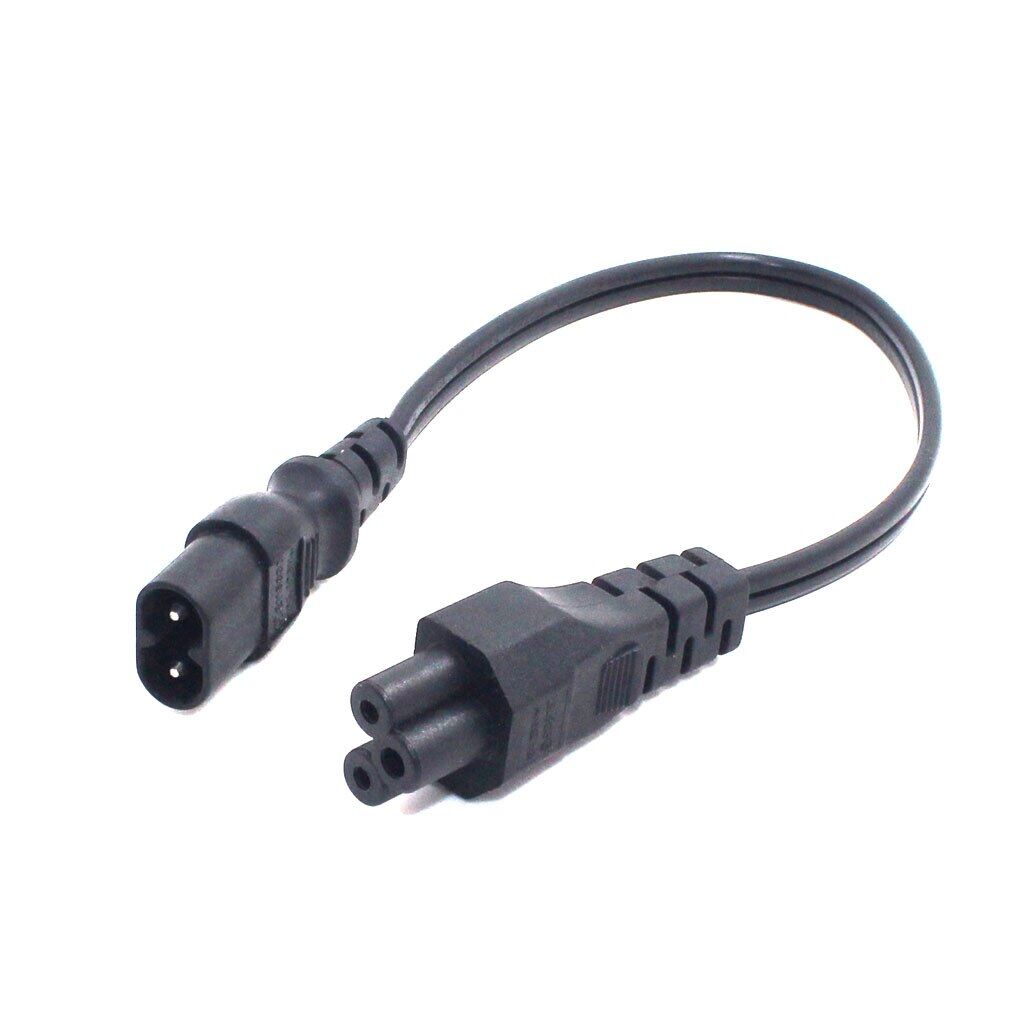 Iec 320 c5 female to c8 male adapter lead cord, high quality c5-c8 extension cord, iec c8 to c5 adapter connector cable