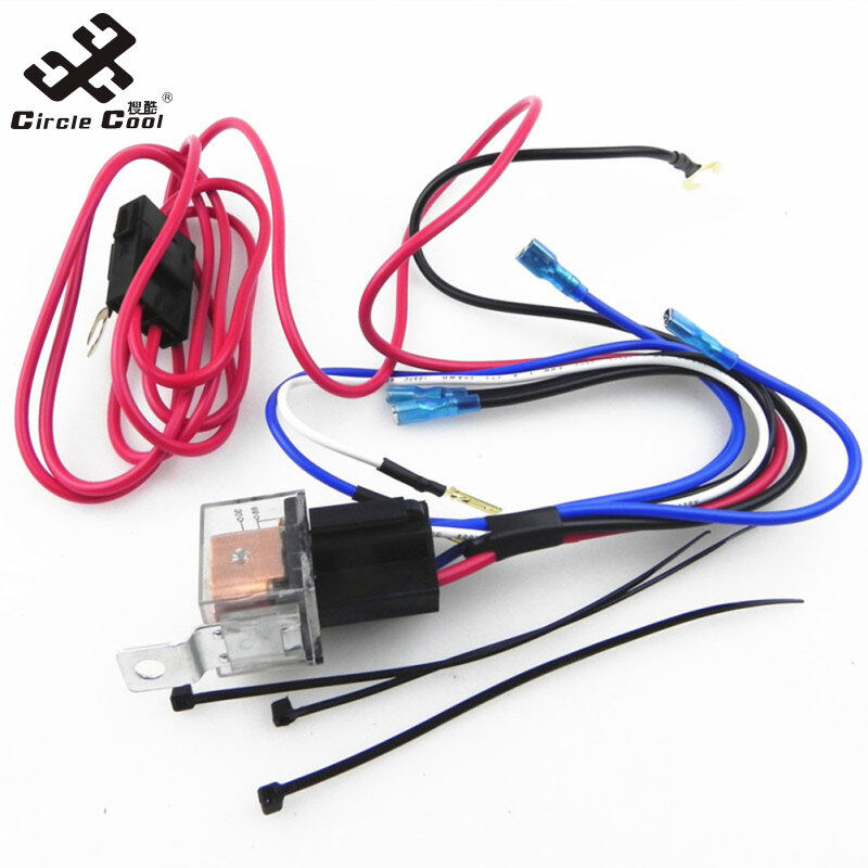 Circle Cool 12V 30A Horn Wiring Harness Relay Kit For Car Modification Blast Tone Horns
