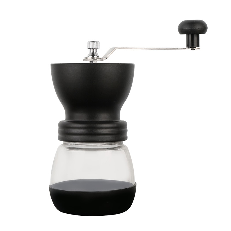 Portable Manual Coffee Machine Grinder Adjustable Ceramic Burr Mill Hand Crank Household Crusher Coffee Bean Tools WF1013