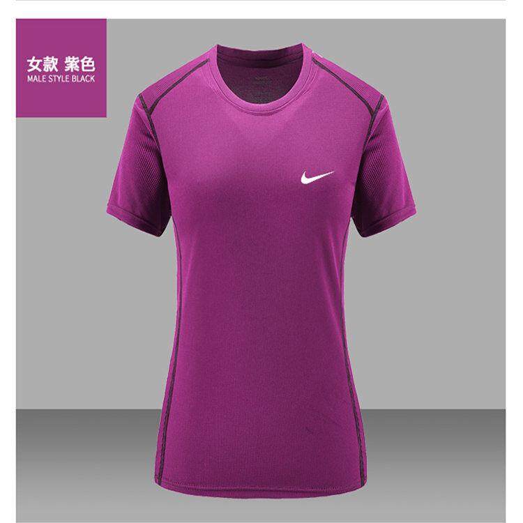 Mode Terkini Asli Nike_T-Kemeja Kualitas Tinggi Musim Panas Mode untuk Wanita Lengan Pendek Kemeja Kasual Olahraga Baju Lari