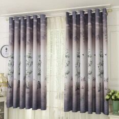 BHF 1 Cái Rèm Cửa Sổ In Tre Shading Window Rèm Trang Trí Cho Phòng Ngủ Phòng Khách