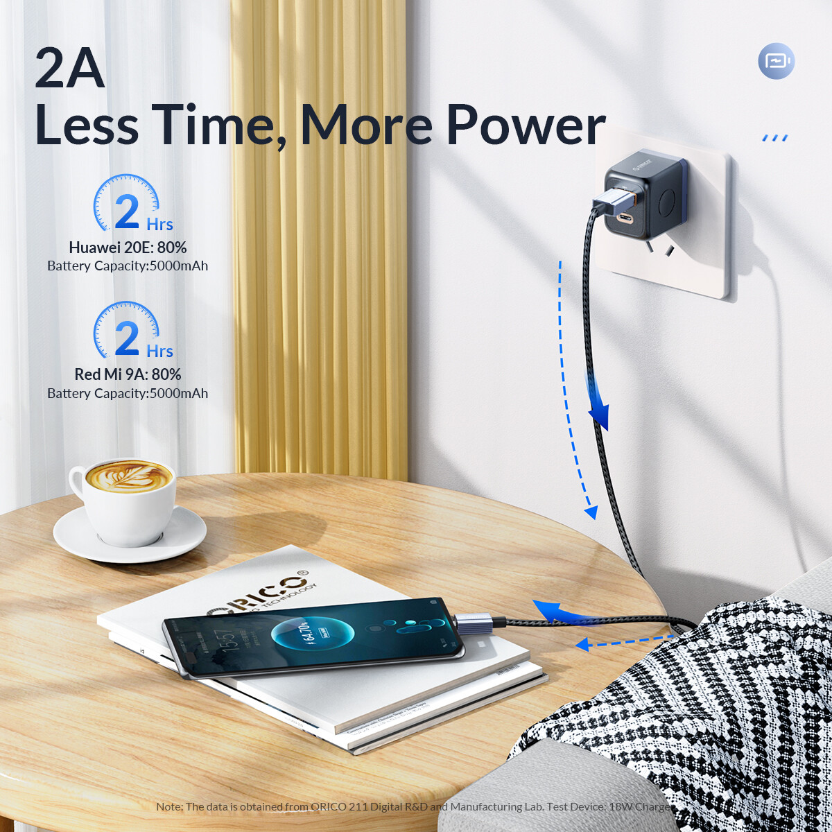 ORICO Micro USB Charging Cable USB A to Micro Android Charger Cable Data Cable