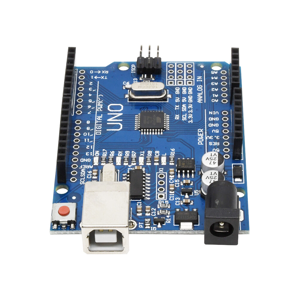 Bo Mạch Điều Khiển USB UNO R3 ATmega328P CH340G & Cáp USB Miễn Phí Tự Làm