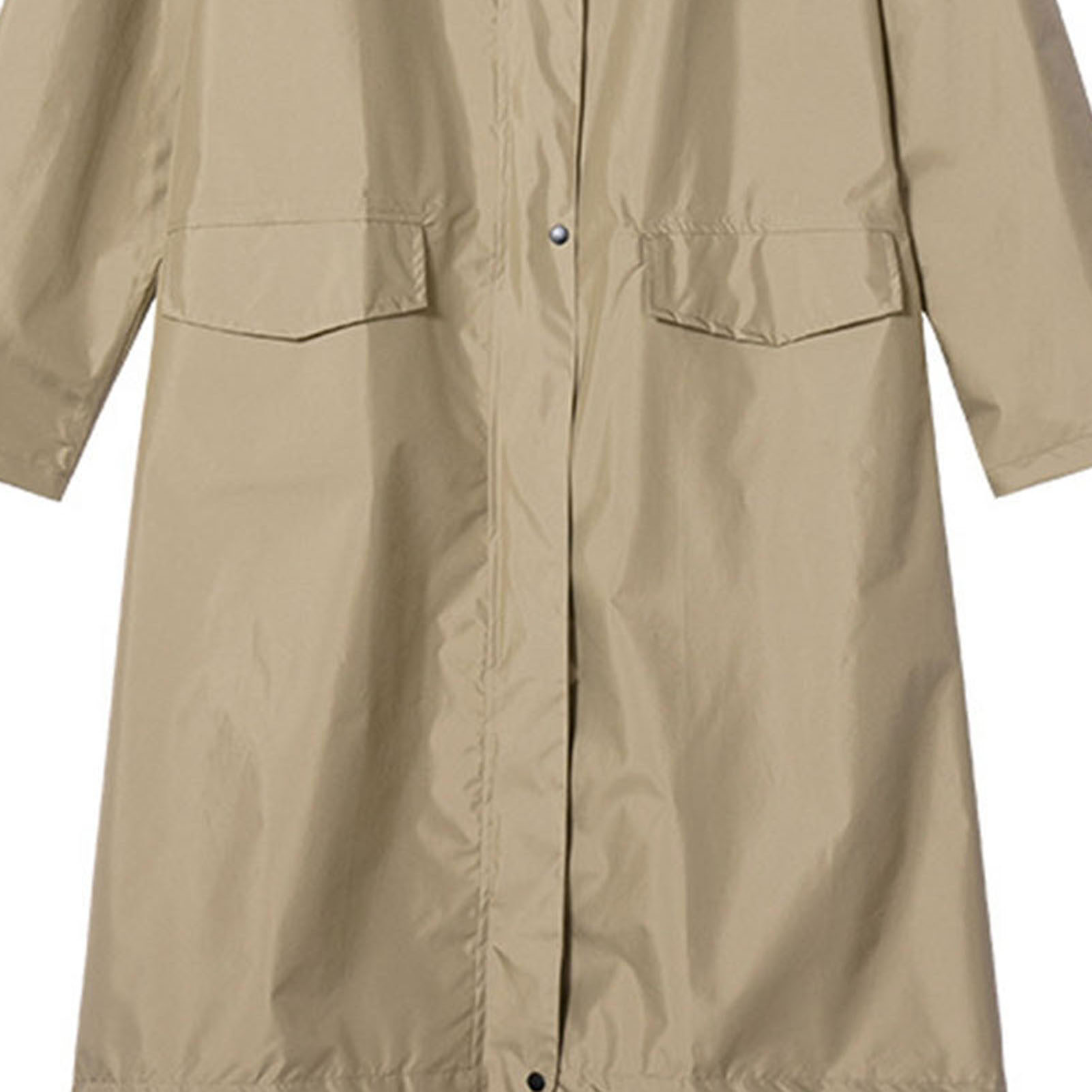 Benferry Solid Color Raincoat Waterproof 210D Polyester Cloth Unisex Rain Jacket for Outdoor