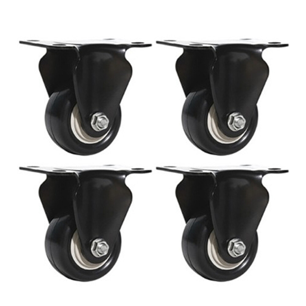 VOKTTA 2 Inch Gold Diamond Foot Gold Diamond Caster PU Moving Furniture Wheel Wheel Swivel Chair Wheel Flat Screw Universal Wheel