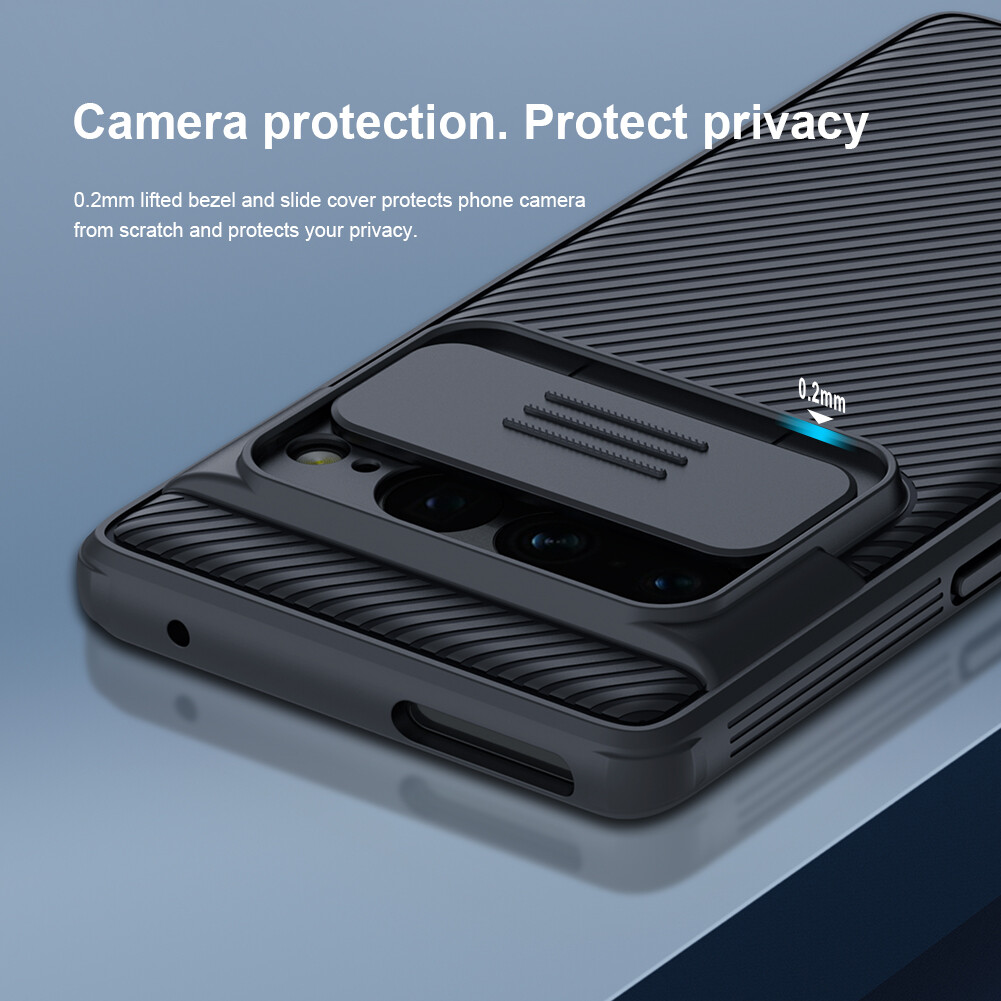 NILLKIN Ốp CamShield Pro Cho GOOGLE Pixel 7 Pro Ốp Lưng Bảo Vệ Máy Ảnh Trượt Google Pixel7 Pro Ốp Lưng Phong Cách Doanh Nhân