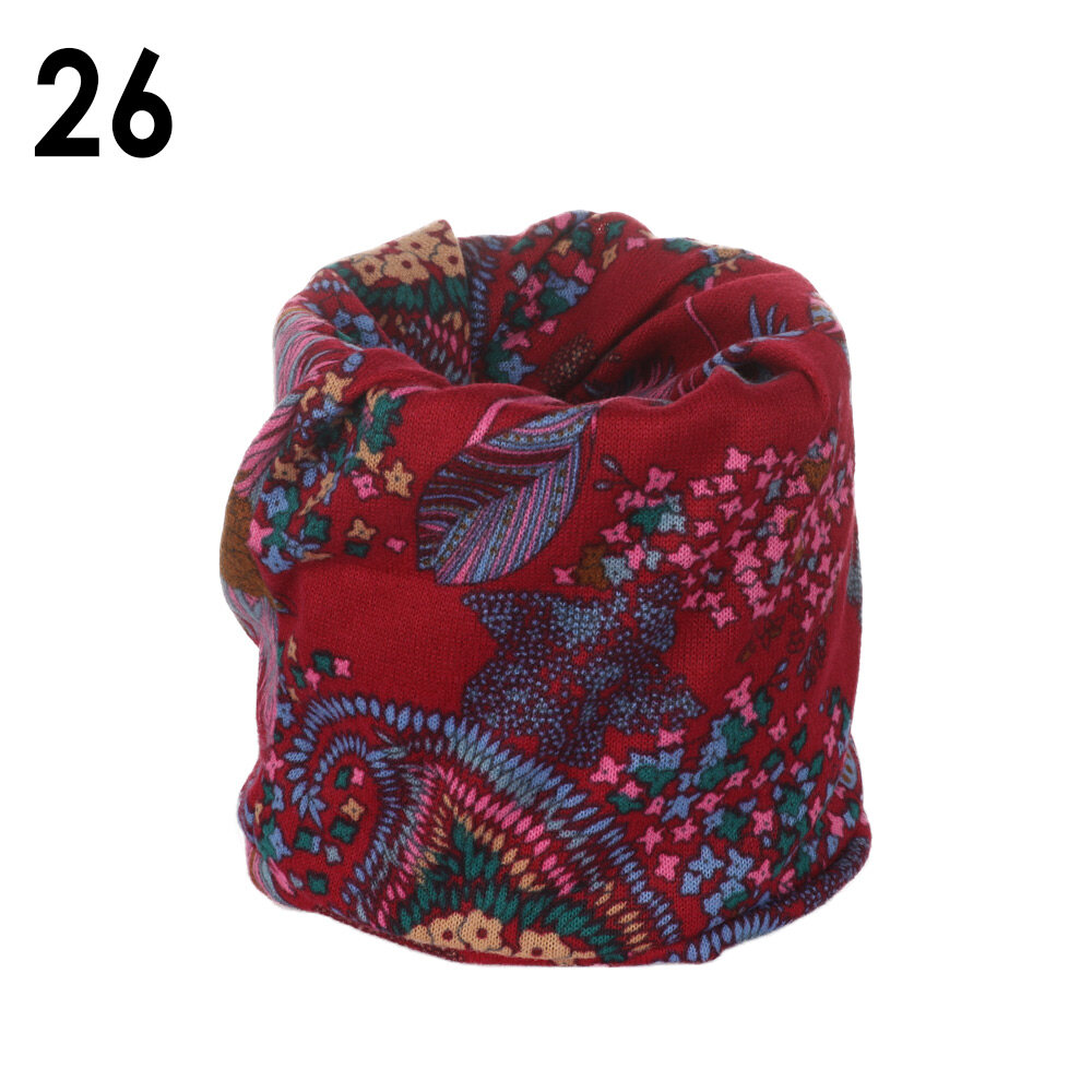 Unisex Cotton Ring Neck Scarf Warm Foulard Cotton Face Cover Autumn Winter Windproof Soft Women Outdoor Snood Collar Bandana Bike Headbands Cycling Scarf Sports Headwear