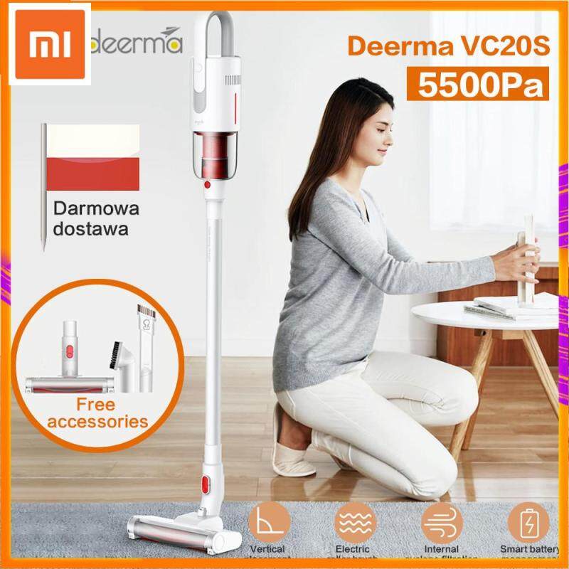 2019 New Xiao mi Deerma VC20 Vacuum Cleaner Auto-Vertical Handheld Cordless Stick Aspirator Vacuum Cleaners 5500Pa For Home Car Singapore
