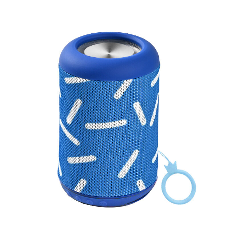 DISOUR 2022 New Waterproof Round Fabric Wireless Bluetooth Speaker Portable Creative Wireless Speaker Gift Outdoor Home Subwoofer XD300