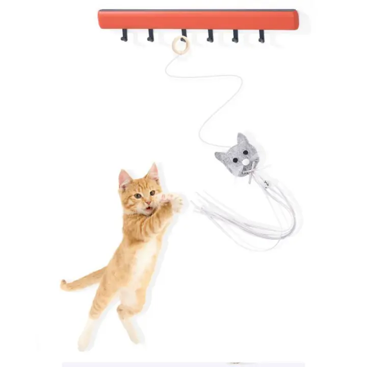 over the door cat toy