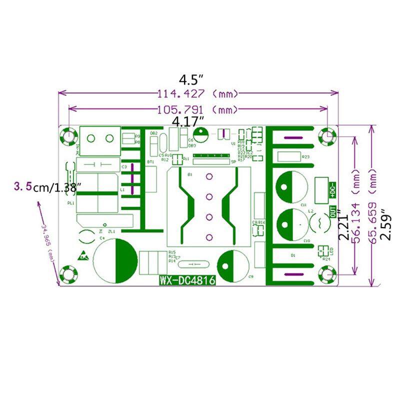 Bộ Chuyển Đổi Nguồn Điện AC DC 48V 4A 5A 200W Bộ Chuyển Đổi Biến Áp Điều Chỉnh Điện Áp Bảng SMPS Bộ Cách Ly Mạ Điện