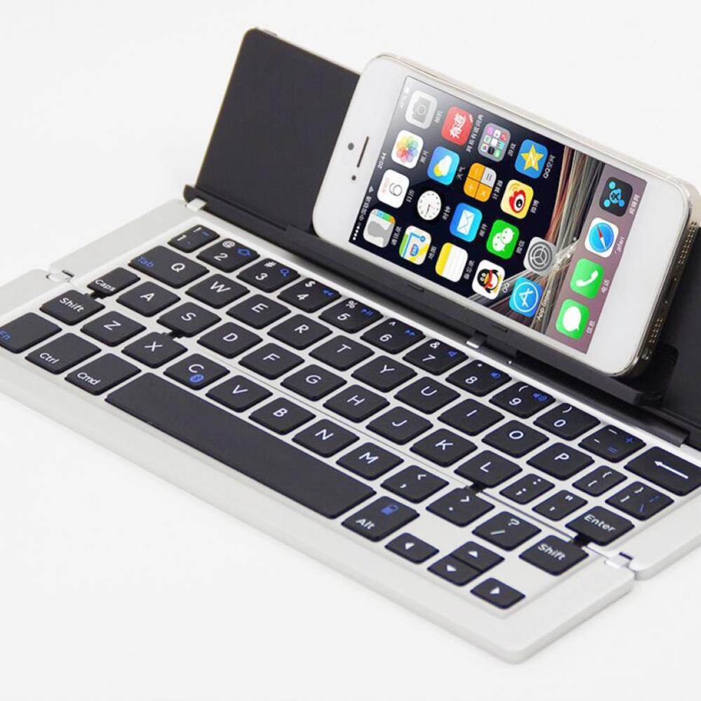 Bàn phím Bộ phím gấp tiện lợi bluetooth không dây tương thích cho điện thoại di động ipad máy tính bảng