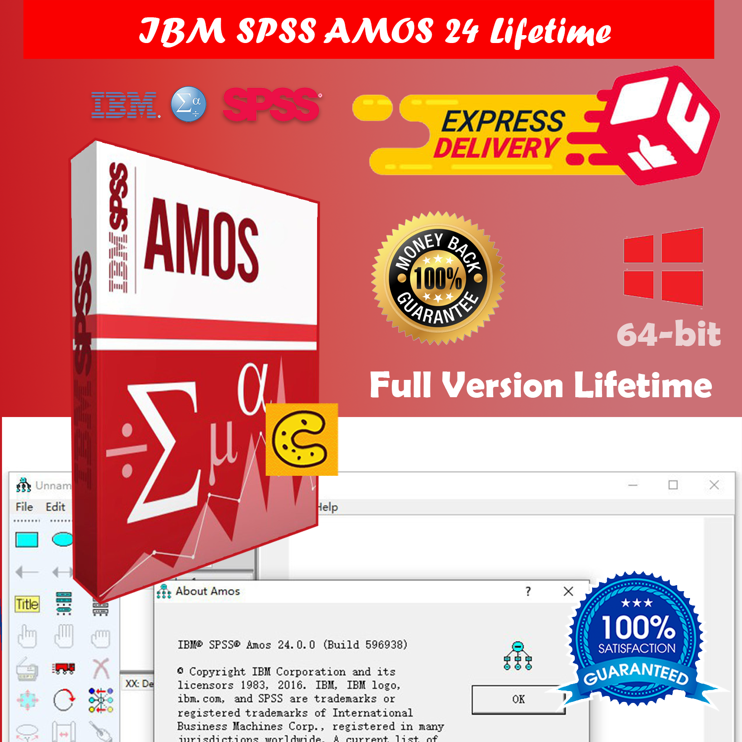 [VIDEO] IBM SPSS AMOS 24 Lifetime For Windows | Lazada