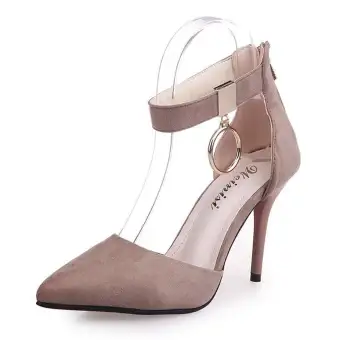 women's leather heels