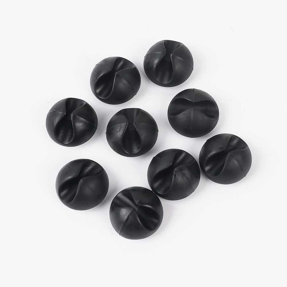 20/5PCS Data Cable Desktop Wall Mount Cable Fixing Clips/ Dust Management Cable Holder/ Storage Organizer Supplies