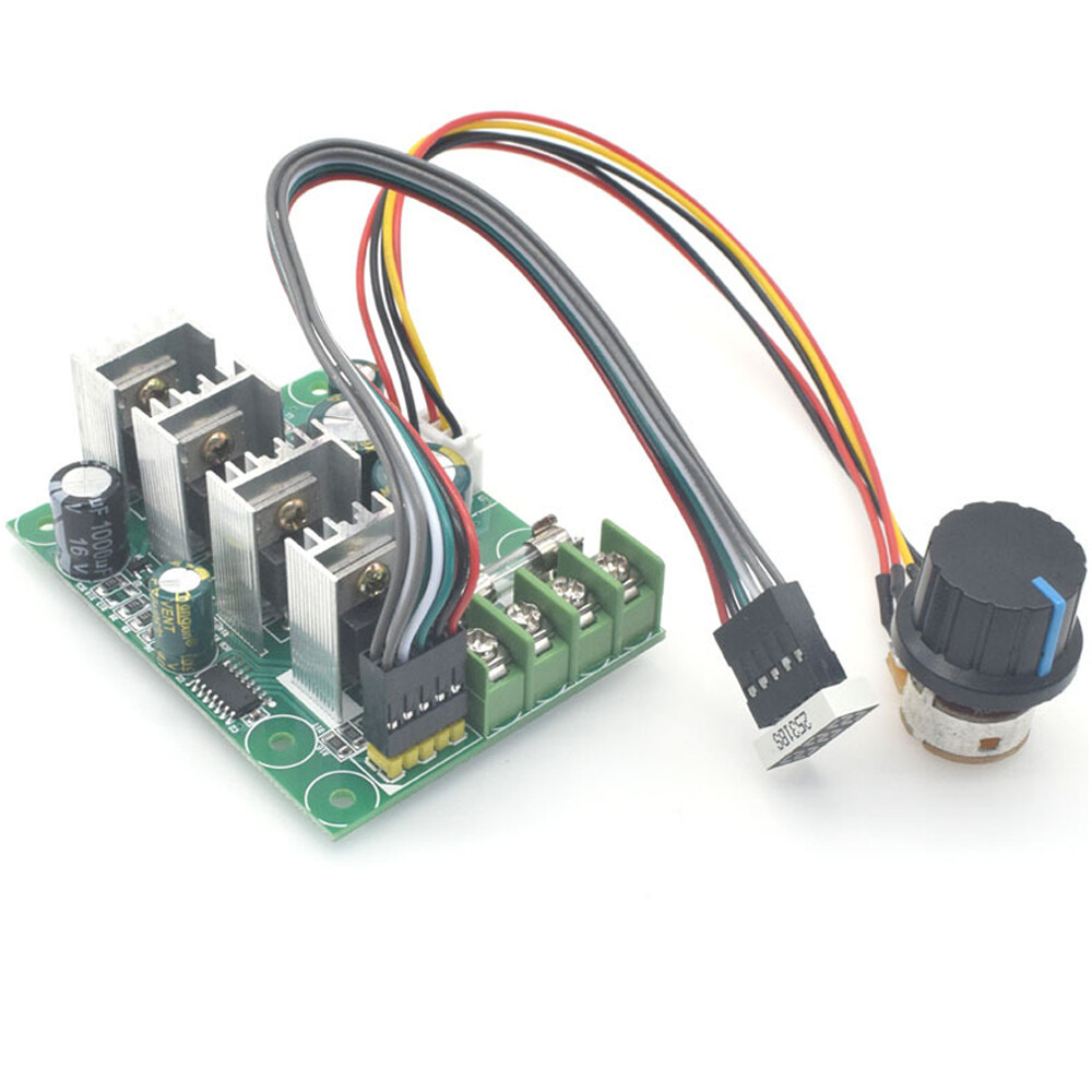 Dc 6-60v 30a dc motor speed controller 0~100% motor speed adjustable regulator digital motor speed control board 15khz governer