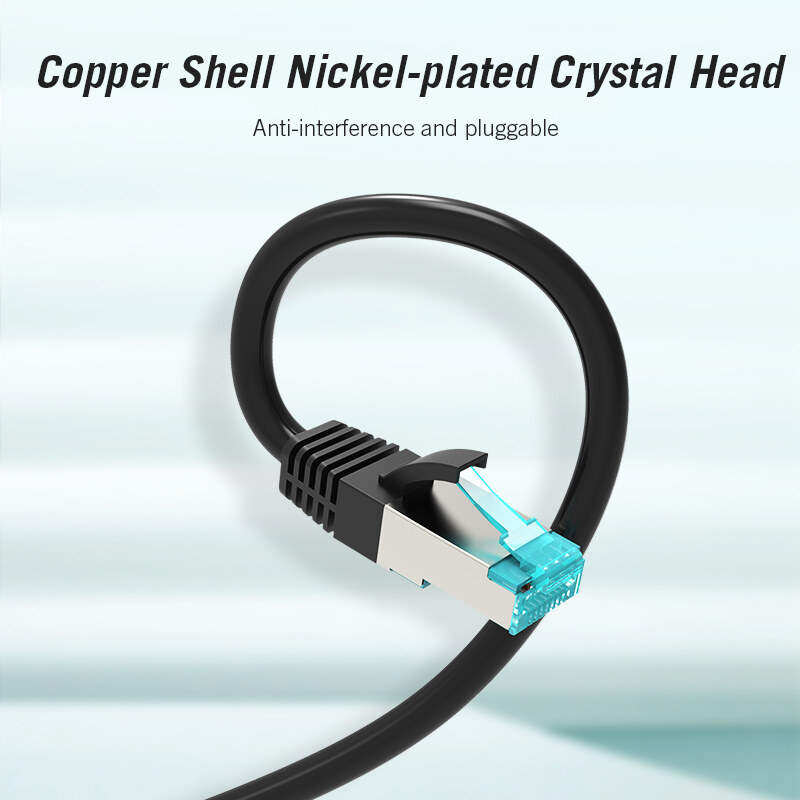 Vention dây cáp mạng lan Ethernet Cable Cat5e Lan Cable FTP Cat 5e Network Patch Cable 0.75m 1m 1.5m 2m 3m For PS2 PC Computer Router RJ45 Cable
