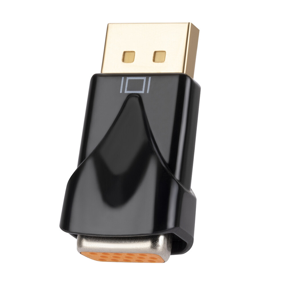 Bộ Chuyển Đổi DisplayPort Sang VGA DisplayPort Một Chiều Ổ Cắm Đực Sang VGA Bộ Chuyển Đổi Đầu Cái Không Cần Nguồn Cho Máy Chiếu PC DVD