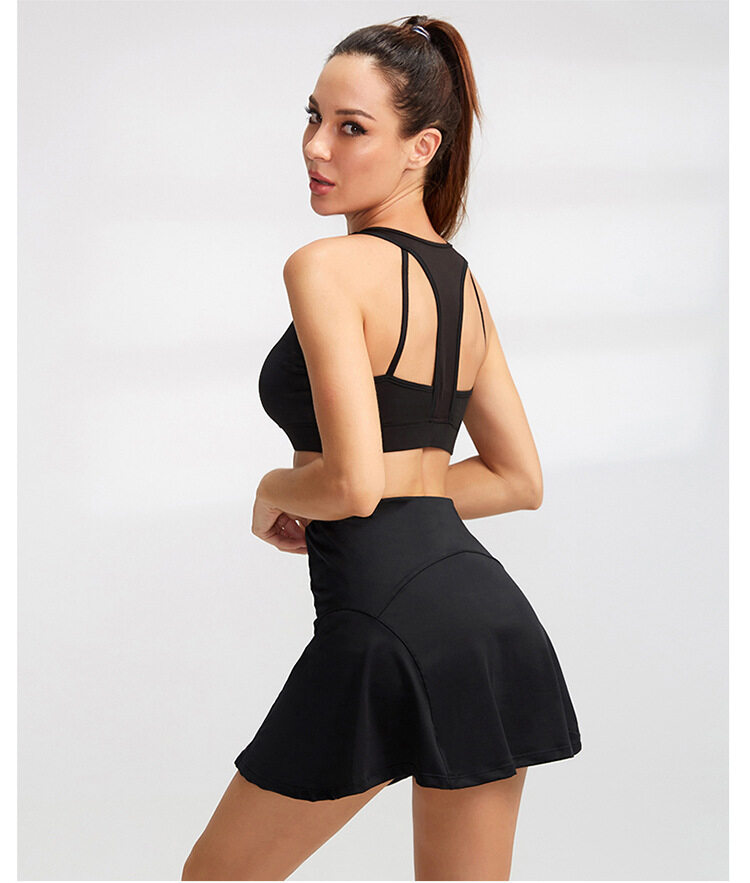 SUPERFLOWER Women's Sport Tennis Dance Fiess Quick Drying Tennis Running Mini Skirt Active Athletic Fiess Skirts_voghion.com