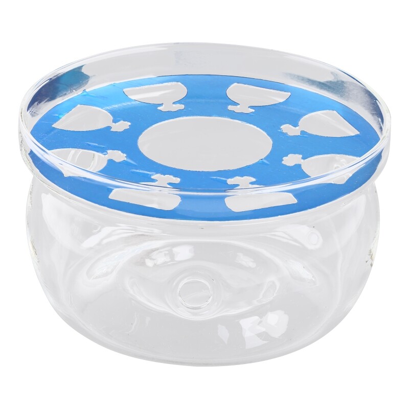 Glass Tea Warmer Universal Teapot Warmer Retro Candle Stand Holder Heating Tea Tool for Home, Office and Tea Lovers