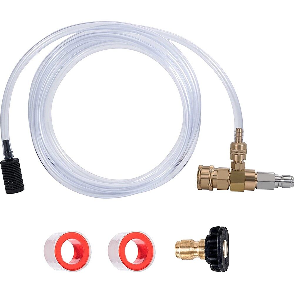 Pressure Washer Soap Injector Kit Coupler Siphon Hose Downstream Power ...