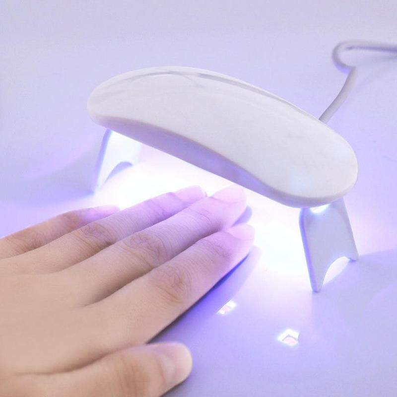 Xách Tay 6 Wát Mini UV Đèn LED USB Sạc Gel Polish Chữa DOY Nail Máy Sấy Công Cụ Máy giá rẻ