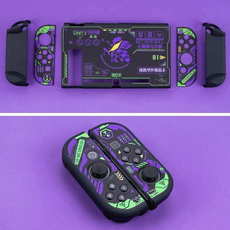 Thiết Kế Evangelion Cho Máy Chơi Game Nintendo Switch & Joy-Con Joypad Ốp Bảo Vệ Trò Chơi NS Sáng Tạo Vỏ Máy Chủ