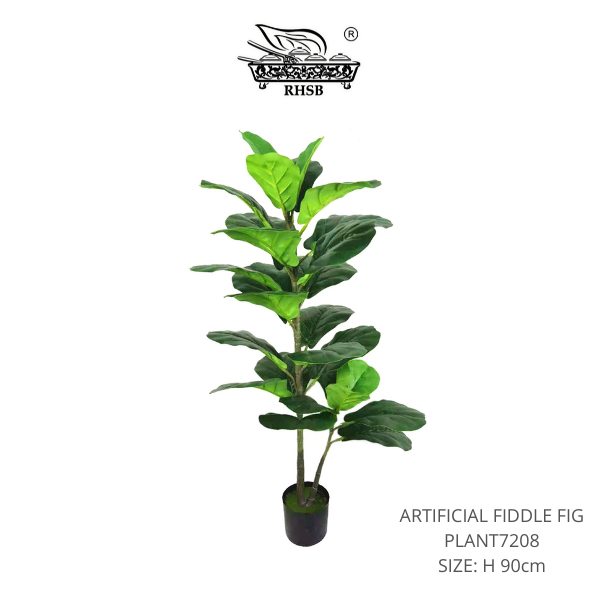 FIDDLE FIG PLANT / PREMIUM POKOK HIASAN / ARTIFICIAL PLANT / ARTIFICIAL