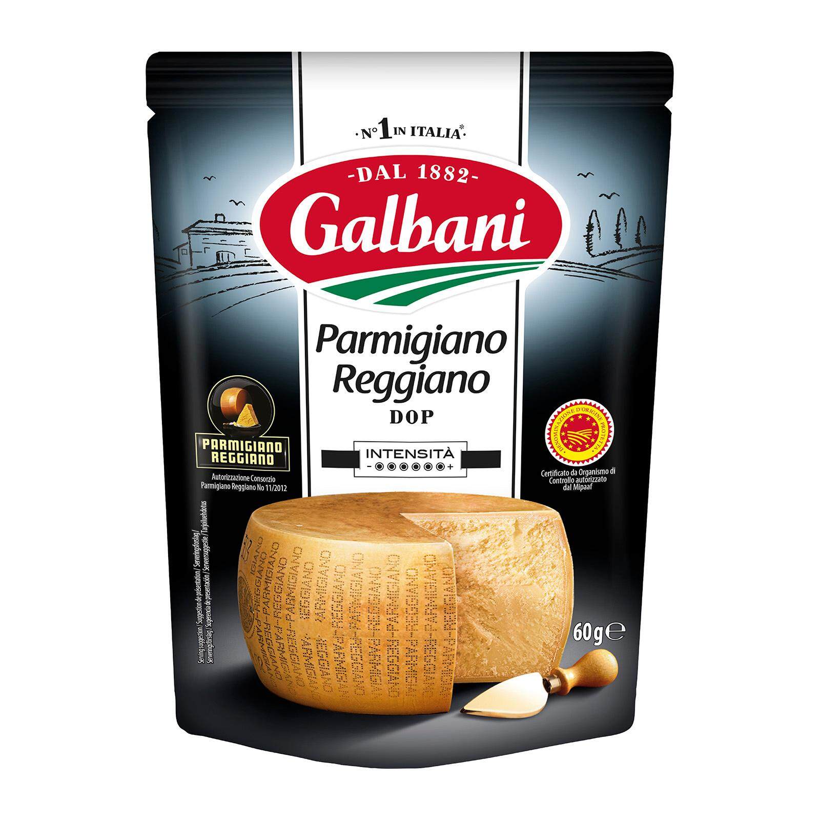 Galbani® Italian Hard Cheese Parmigiano Reggiano DOP 60gm [Halal] Imported From Italy