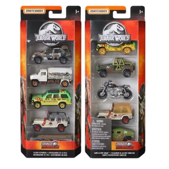 matchbox jurassic world 5 pack