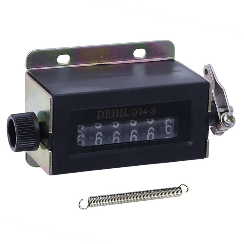 D94-S 6 Chữ Số 0-999999 Bộ Đếm Cơ Kéo Có Thể Đặt Lại