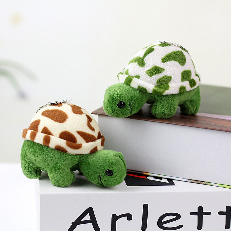 Maraa New Year Gift Toy Key Chain Tortoise Plush Toy Stuffed Plush Turtle Doll Kid