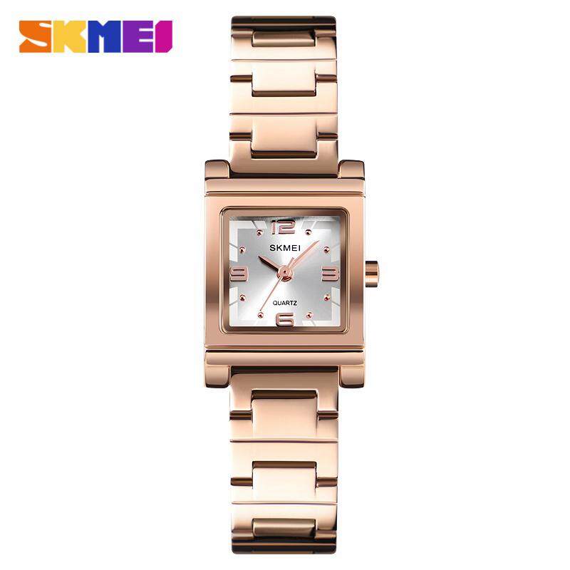 Thương Hiệu SKMEI Cao Cấp Quartz Nữ Thời Trang Nữ Chống Thấm Nước An Toàn Gấp Khóa Thép không gỉ Dây Đồng Hồ Đeo Tay bán chạy