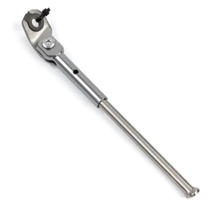Titanium Alloy Bicycle Kickstand For Brompton Folding Bike Silver Light Weight