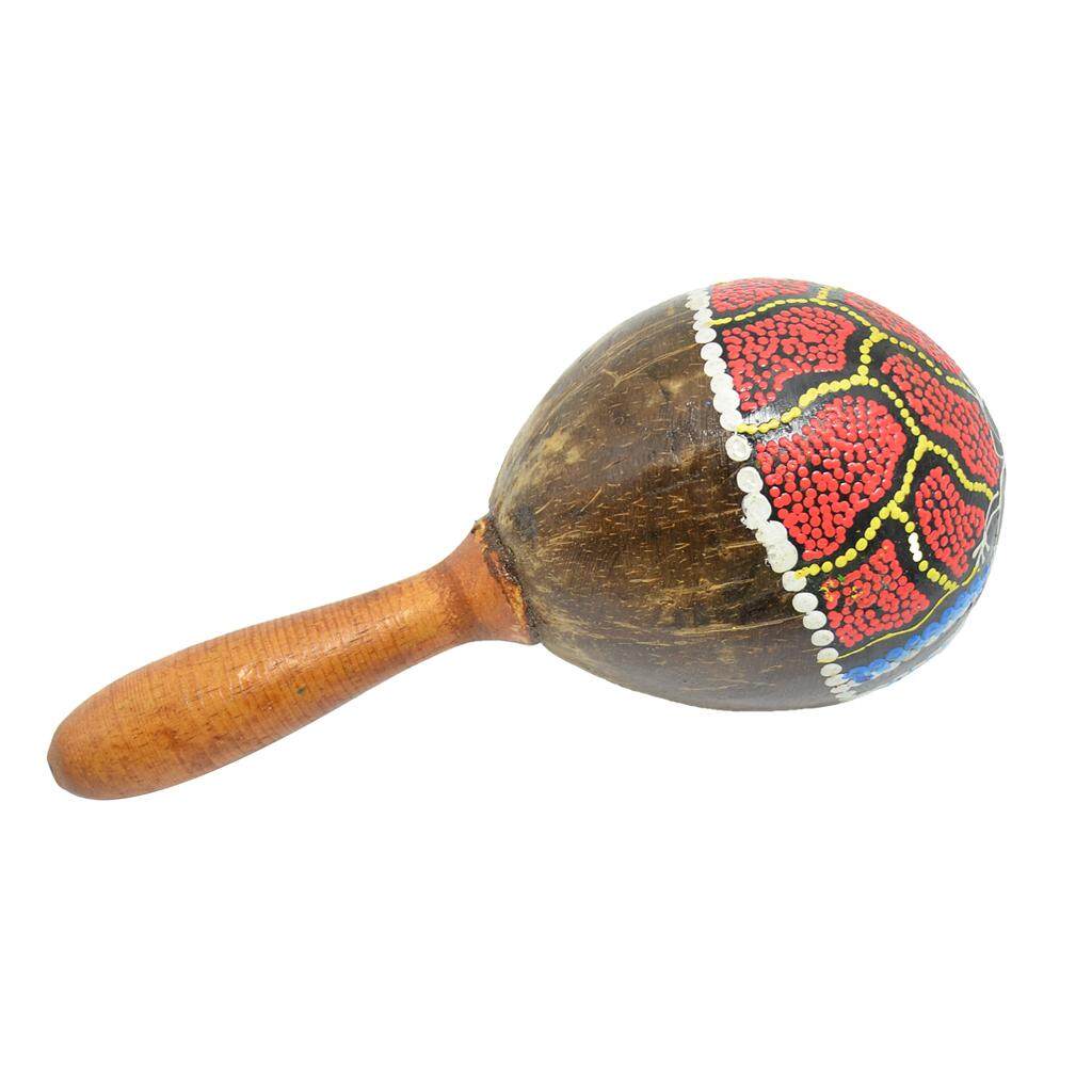 Baoblaze Handcraft Maraca W/Dora สร้อยข้อมือน็อต Jingle Tambourine Handbell สำหรับ Band