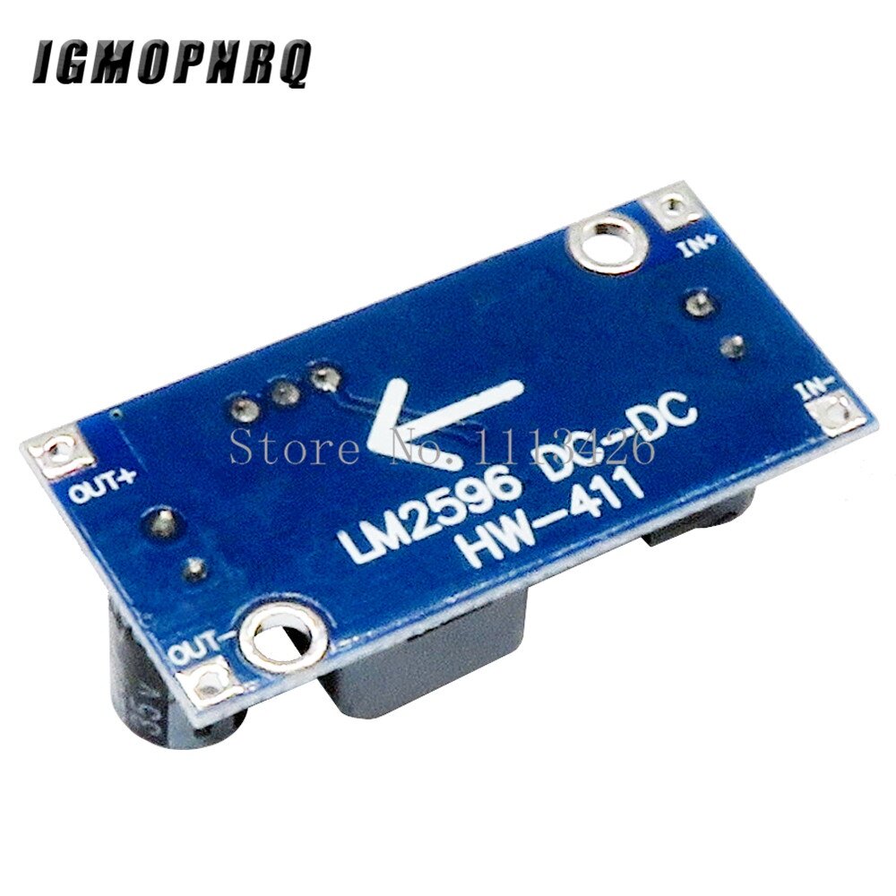 Lm2596 LM2596S ADJ DC-DC bước xuống mô-đun 5V/12V/24V điều chỉnh điện áp điều chỉnh 3A (màu xanh)