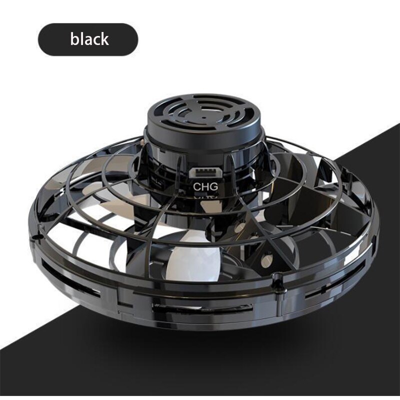 Mini Drone Flying Helicopter Spinner Fingertip Hand Induction Fly Hand Operated Induction Aircraft Dron Boys Toys Gift