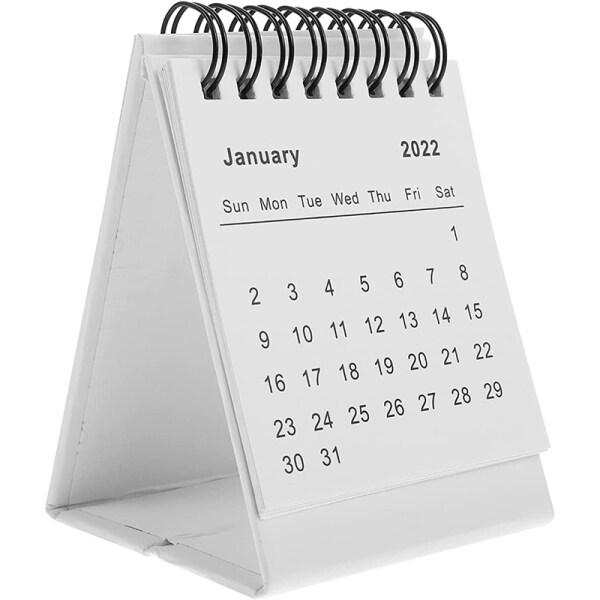 2022 Desktop Calendar Stand Up Calendars Schedule 2022 Desk Calendar for Office Table Desk Decoration