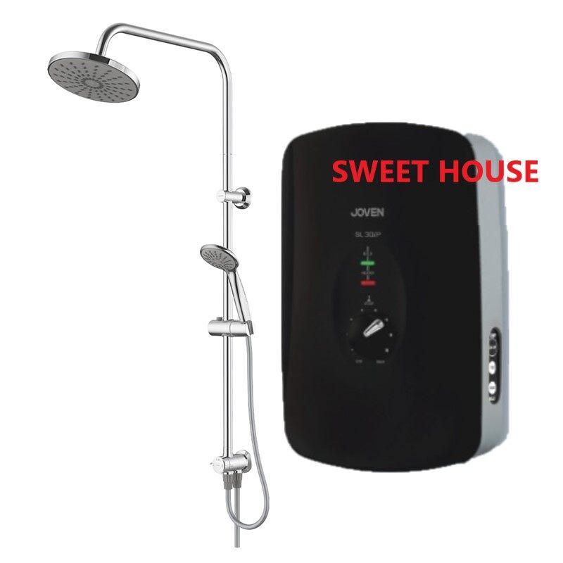 BLACK] Joven SL30IP-RS Water Heater With INVERTER Pump and Rain Shower (  Newer than SB11P-RS ) | Lazada